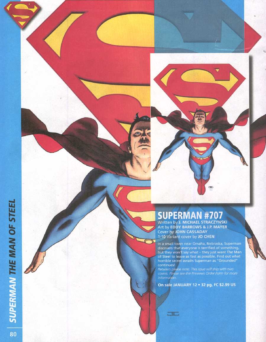 SUPERMAN EN PREVIEWS