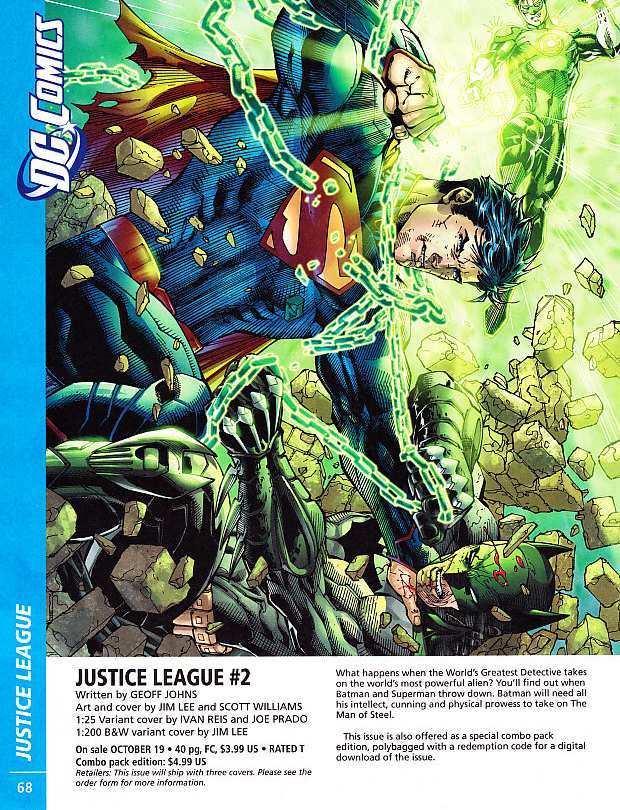 JUSTICE LEAGUE #2 COVER ART