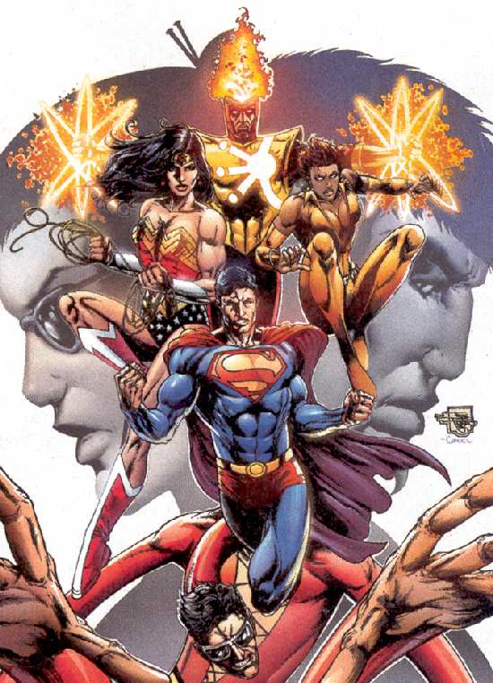 JUSTICE LEAGUE OF AMERICA #37 ART