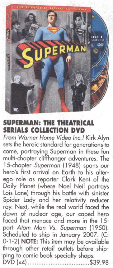 SUPERMAN DVDs