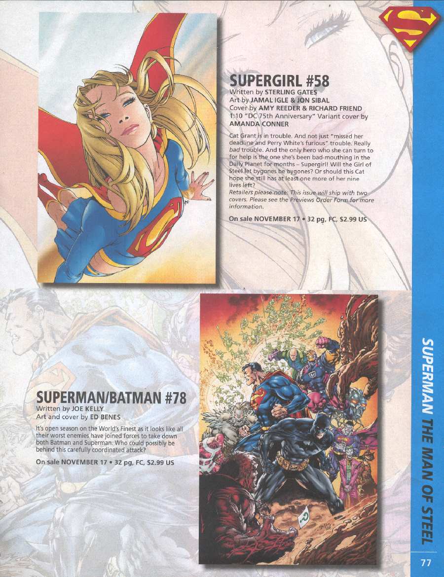 SUPERMAN EN PREVIEWS