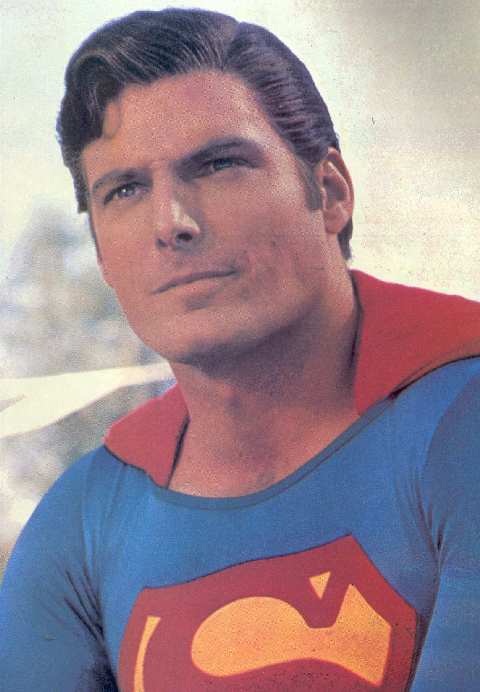 CHRISTOPHER REEVE AS SUPERMAN