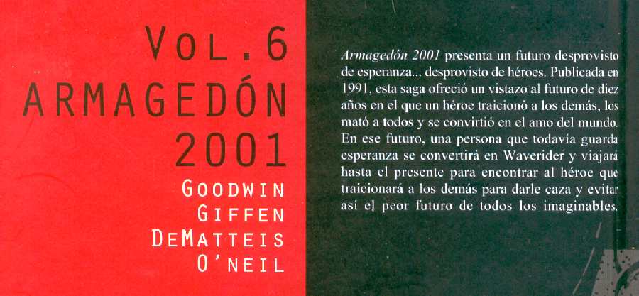 SAGAS DC ARMAGEDON 2001