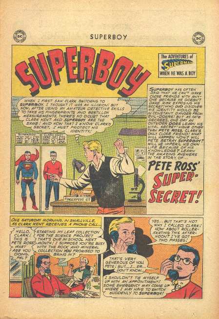 SUPERBOY 90 SPLASH PAGE