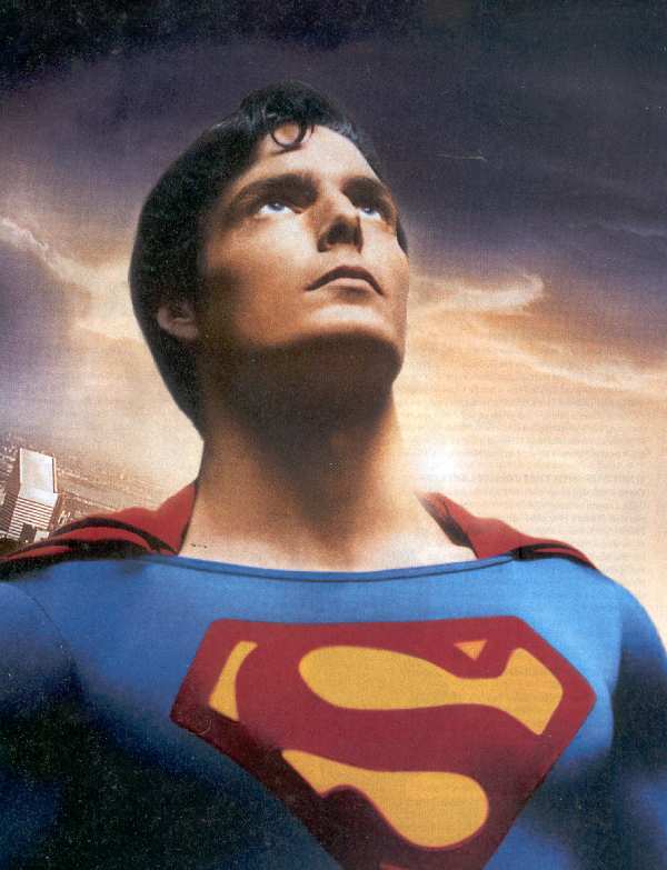 CHRIS REEVE AS SUPERMAN