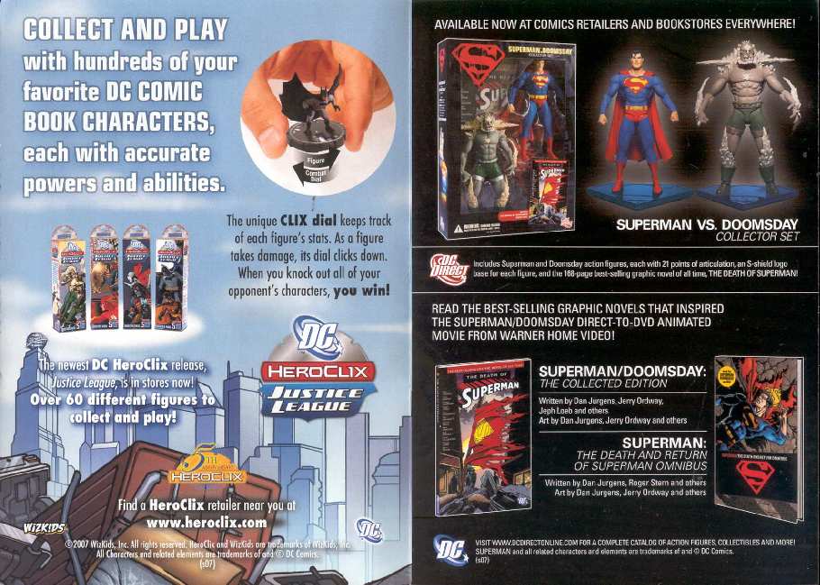 SUPERMAN DOOMSDAY DVD