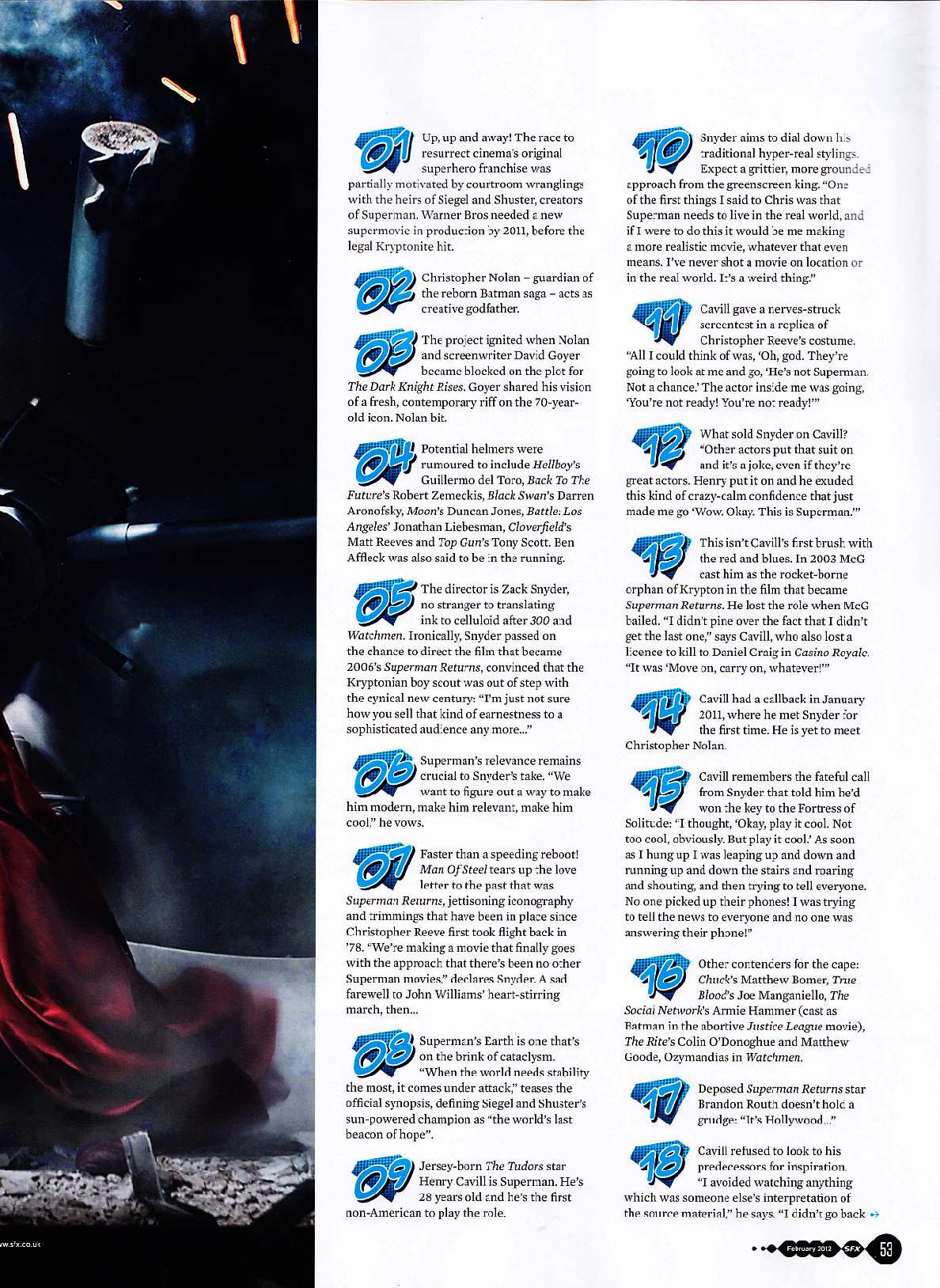 MAN OF STEEL IN SFX 212