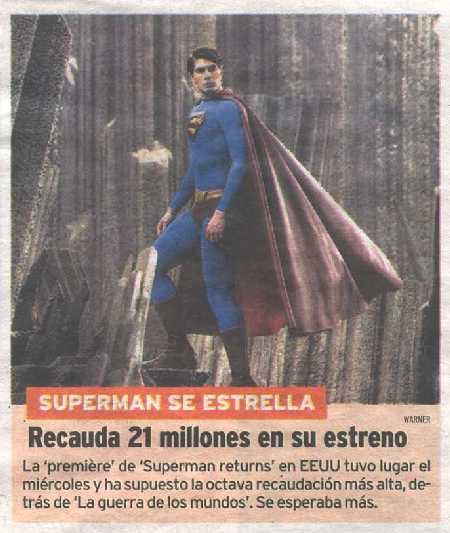 SUPERMAN RETURNS