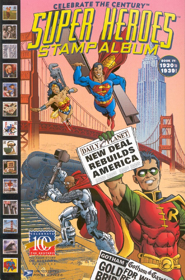 SUPER HEROES STAMP ALBUM 4