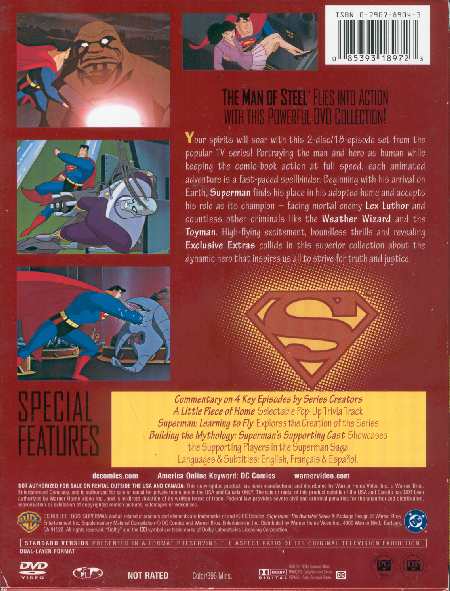 SUPERMAN THE ANIMATED SERIES VOLUME ONE