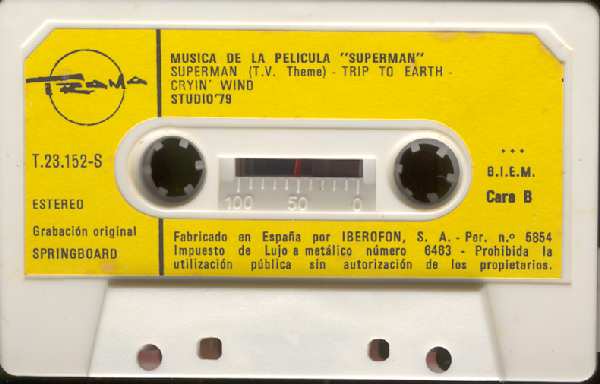 SUPERMAN CASSETTE