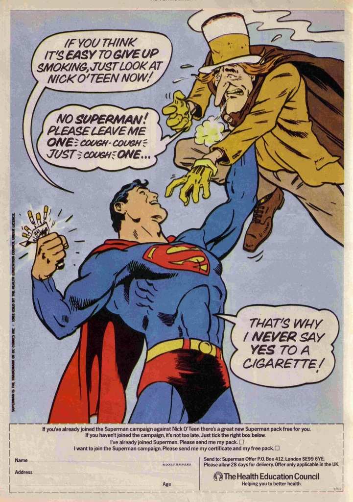SUPERMAN CONTRA EL TABACO