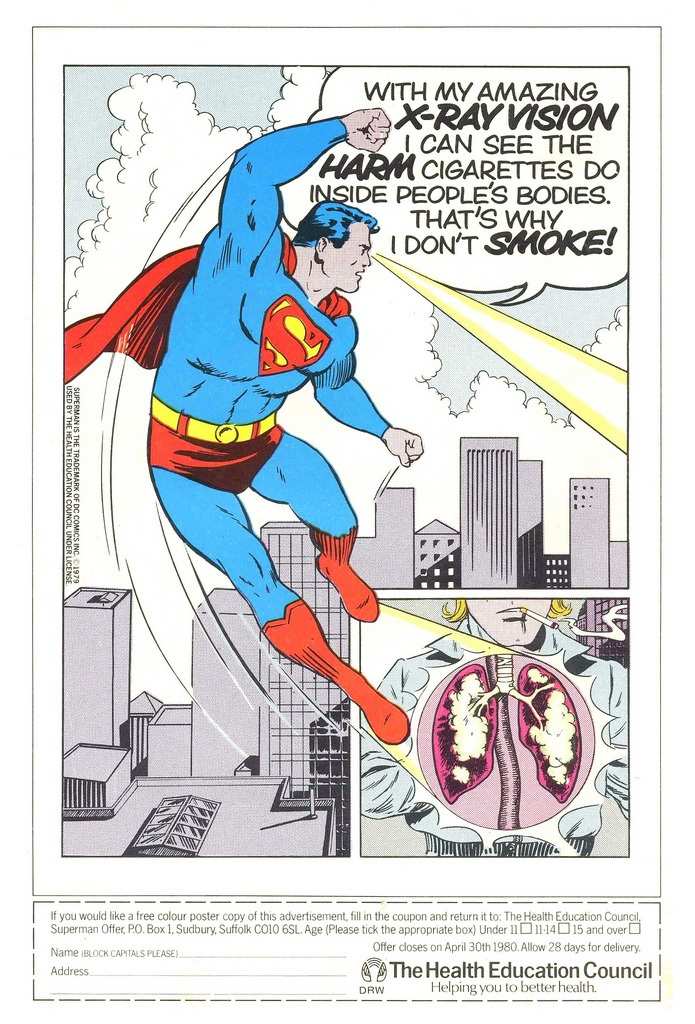 SUPERMAN CONTRA EL TABACO
