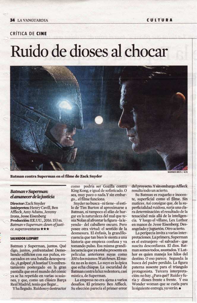 BATMAN V SUPERMAN